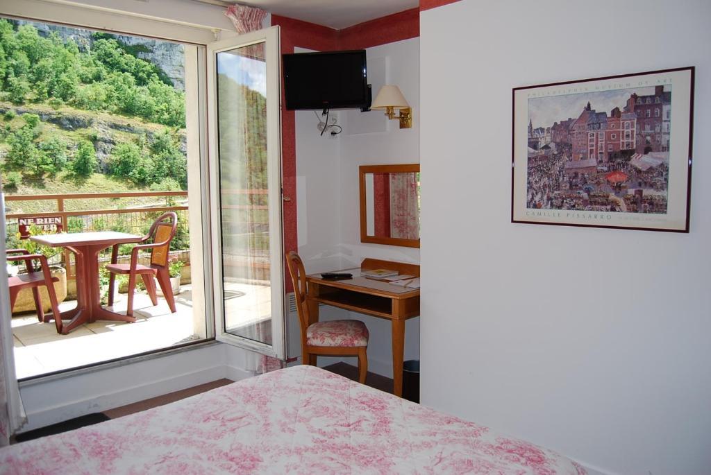 Le Terminus Des Pelerins Hotel Rocamadour Bagian luar foto
